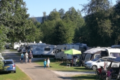 Camping Alpirsbach / Blick über den Platz