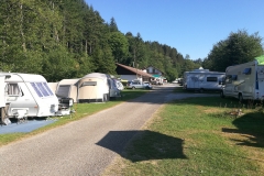 Camping Alpirsbach / Blick über den Platz