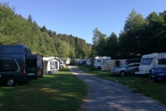 Camping Alpirsbach / Blick über den Platz
