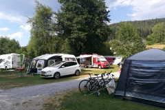 Camping Alpirsbach / Blick über den Platz