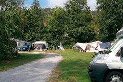 Camping Alpirsbach / Blick über den Platz