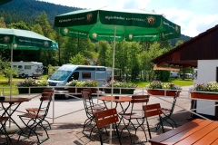 Camping Alpirsbach Terrasse